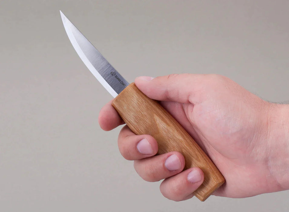 BeaverCraft (C4M) Whittling Sloyd Knife with an Ashwood Handle