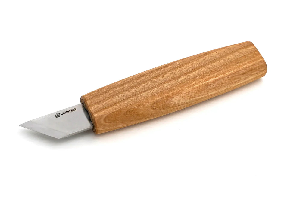 BeaverCraft (C13) Skewed Detail Whittling Knife