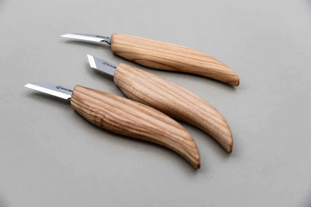 BeaverCraft (S12) Starter 3-Piece Wood Carving Knife Set