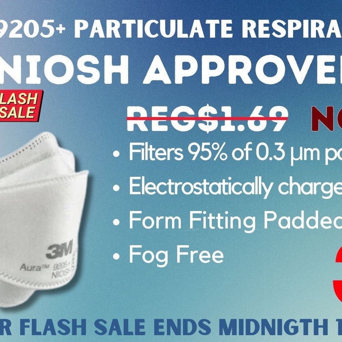 3M Aura 9205+ N95 Particulate Disposable Respirators