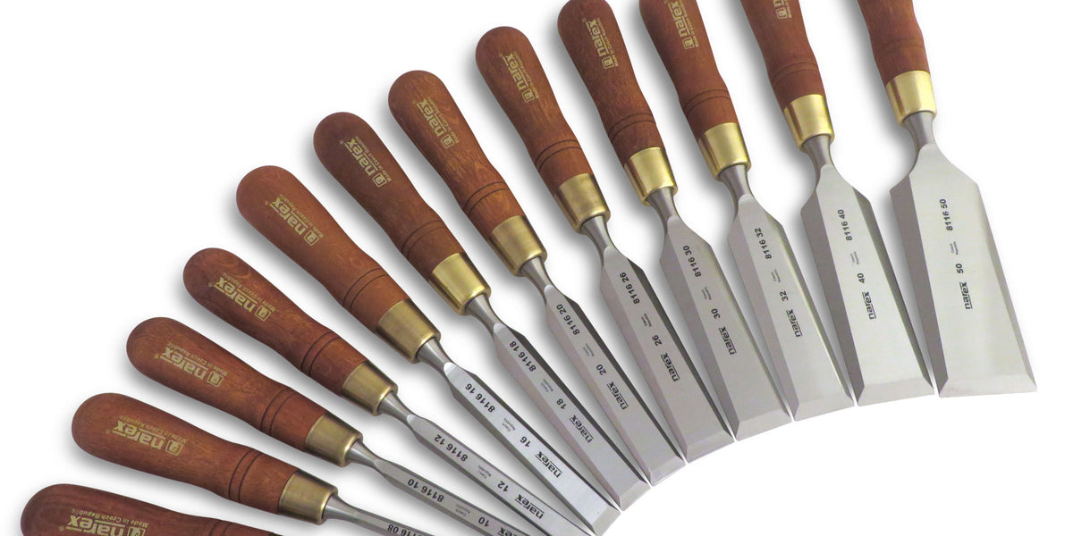 Narex Bevel Edge Chisels - Set Of 4 • The Woodworking Club