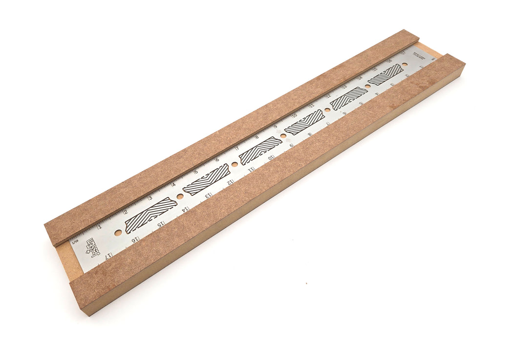 JessEm Imperial Stainless Steel Precision Rulers with Flex Grip (DCE)