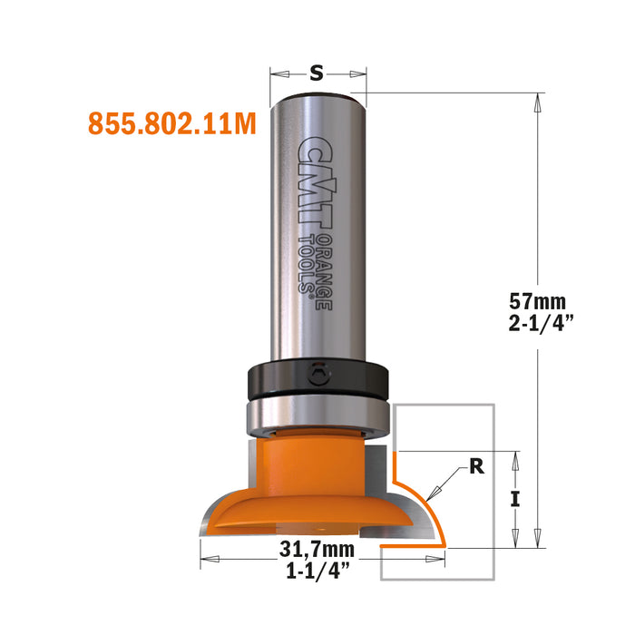 CMT Ovolo Sash Carbide Tipped Router Bit Set