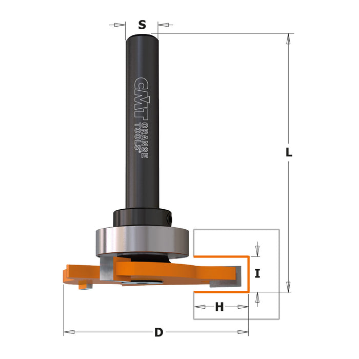 CMT Slot Cutters with Bearing