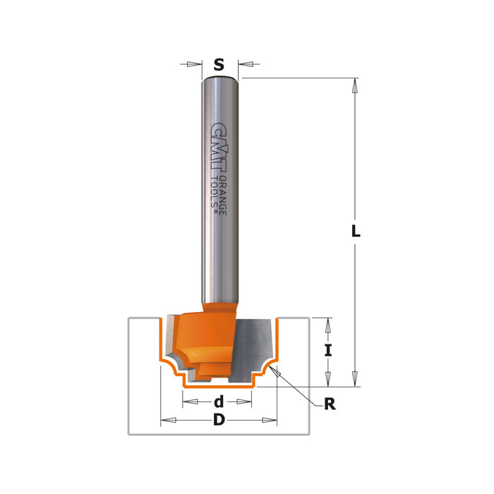 CMT Decorative Ogee Carbide Tipped Router Bit