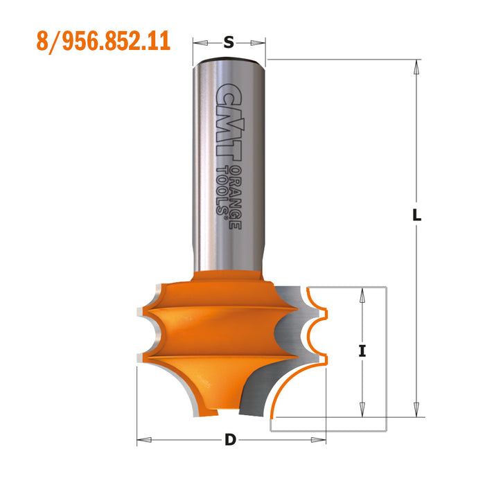 CMT Molding System Carbide Tipped Router Bits