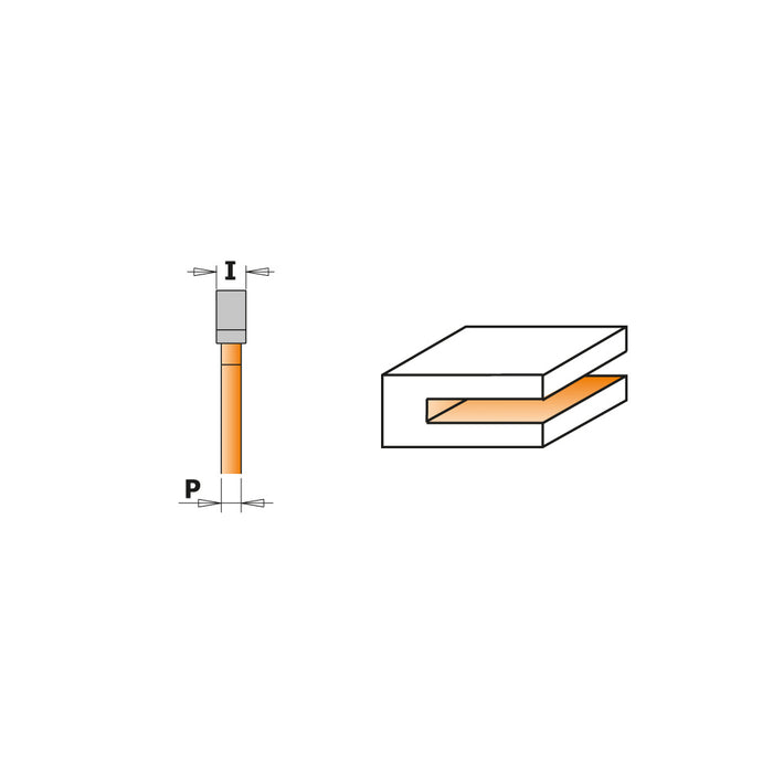 CMT 3 Flute Slot Cutters with Arbor