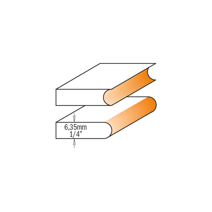 CMT Flute & Bead Carbide Tipped Router Bit Set