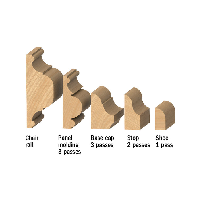 CMT Molding System Carbide Tipped Router Bits