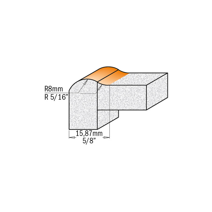 CMT Solid Surface No-Drip Router Bit