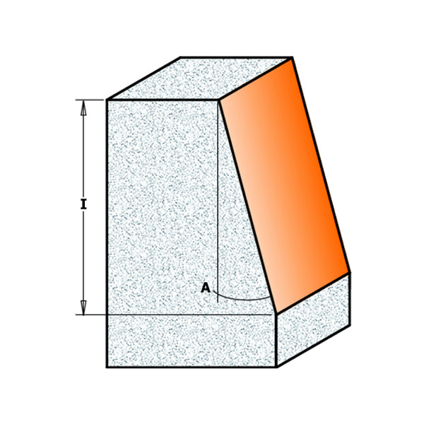 CMT Solid Surface Bevel Carbide Tipped Router Bit