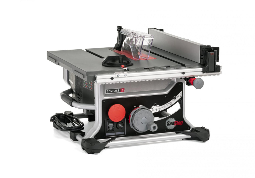 SawStop Compact Saw (CTS) 1.5HP, 120V, 60Hz Includes Brake Cartridge & Dust Guard JSS-120A60 (DCE)