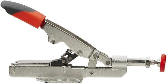 Armor Auto Adjust In-Line Toggle Clamp with Horizontal Base Plate (450 lbs.)