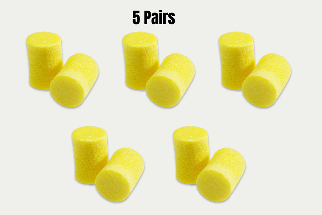 5 Pack 3M™ E-A-R™ Classic ™ Foam Earplugs, Uncorded, Individually Pillow Packed Regular Size with Noise Reduction Rating 29 Decibals