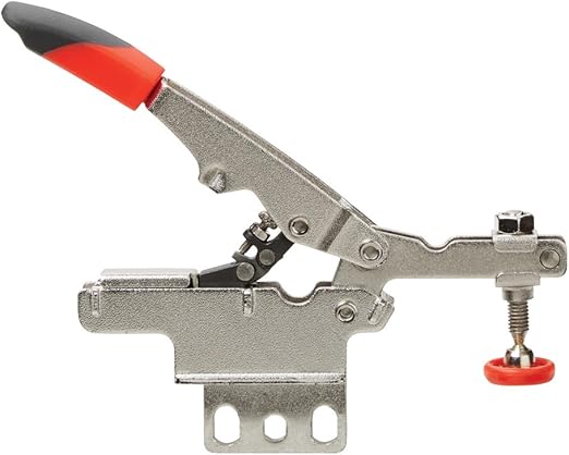 Armor Auto Adjust Verticle Toggle Clamp - Medium Profile with Horizontal Base Plate (450 lbs.)