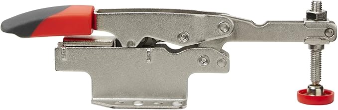 Armor Auto Adjust Horizontal Toggle Clamp - High Profile with Horizontal Base Plate (700lbs.)