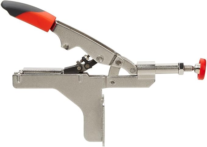 Armor Auto Adjust In-Line Toggle Clamp with Angled Base Plate (700lbs.)