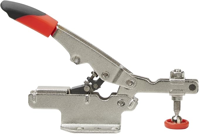 Armor Auto Adjust Horizontal Toggle Clamp - Low Profile with Horizontal Base Plate (700lbs.)