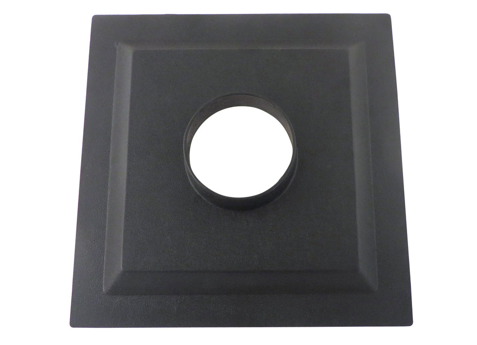 Scratch and Dent- 12" x 12" x 2.5" ABS Plastic Flange, 4" OD - 114906