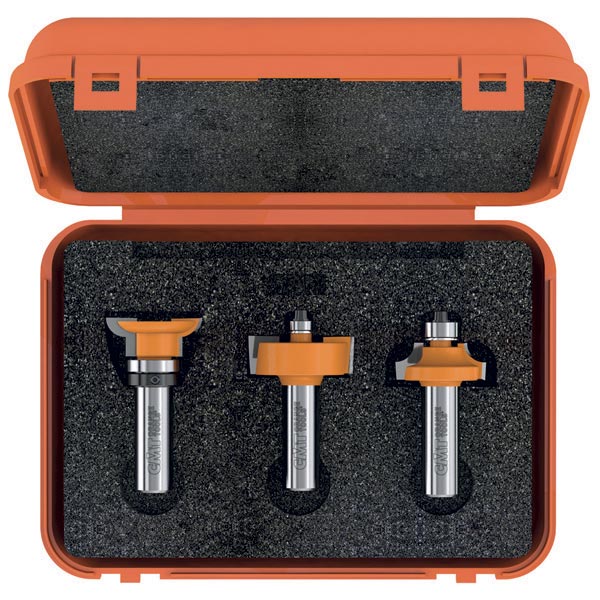 CMT 3 Piece Divided Light Door Carbide Tipped Router Bit Set