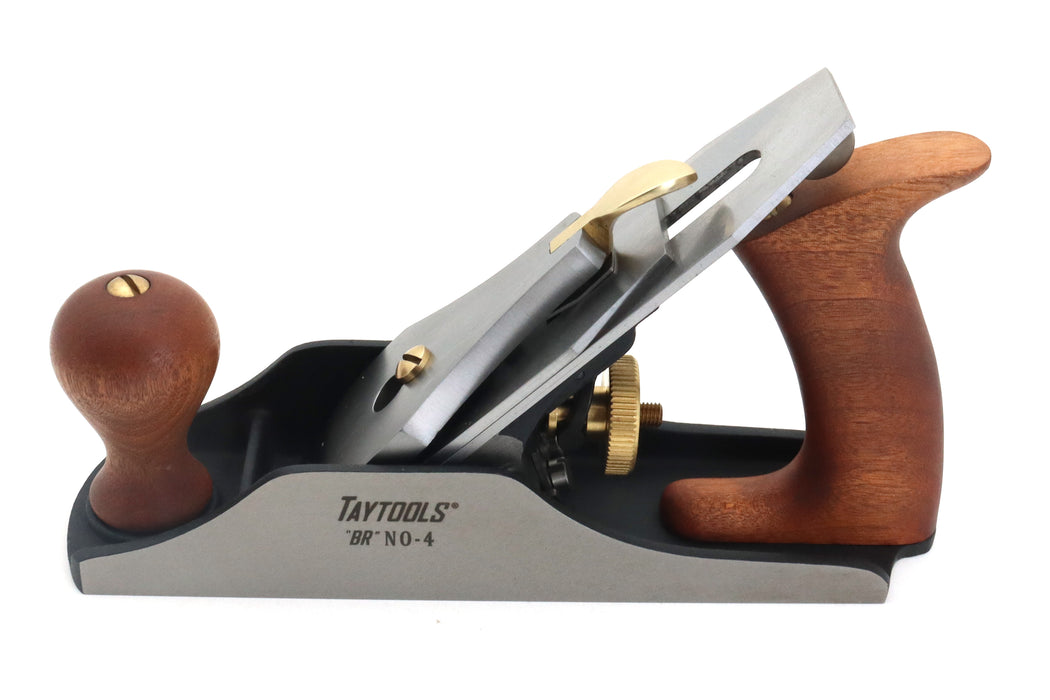 #4 Premium Smoothing Plane BR Series Flattop Bedrock Style Bench Plane - 9-3/8" Long Sole, 2" Wide Blade