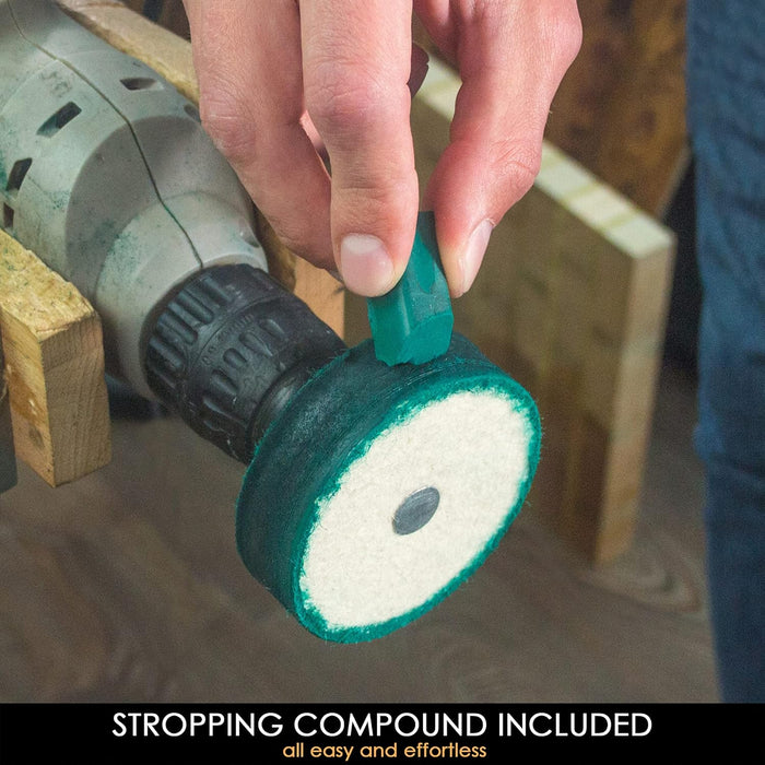 BeaverCraft (PW2) Cotton Polishing Wheel with Compound