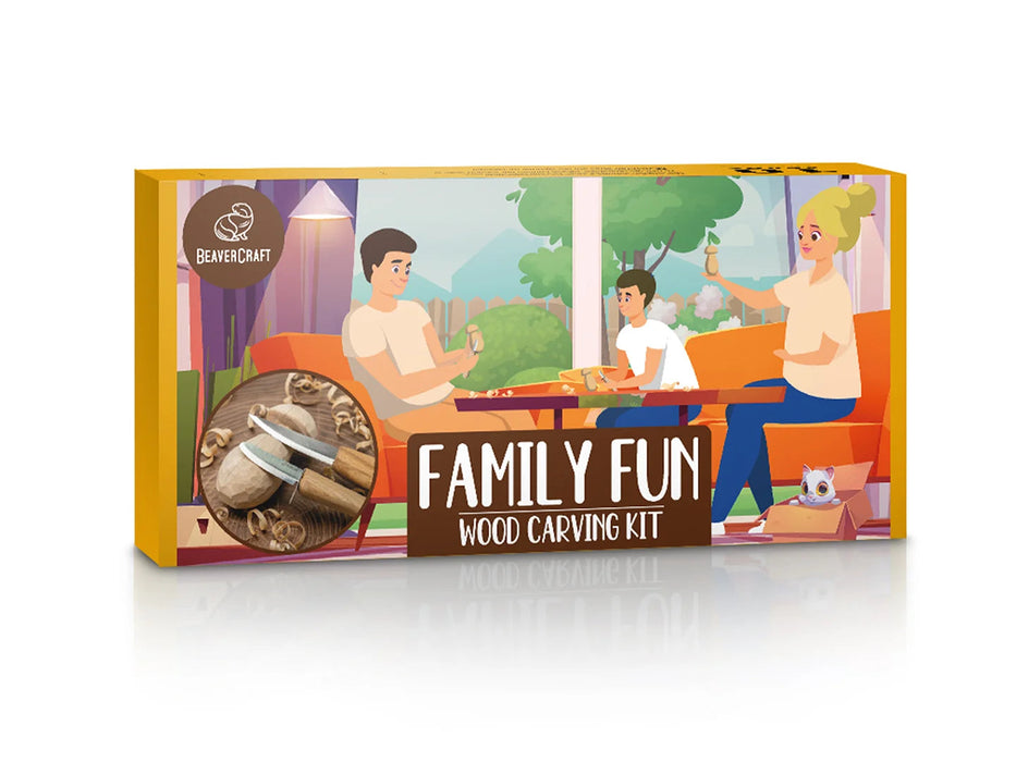 BeaverCraft (DIY09) "Family Fun" Woodcarving Kit