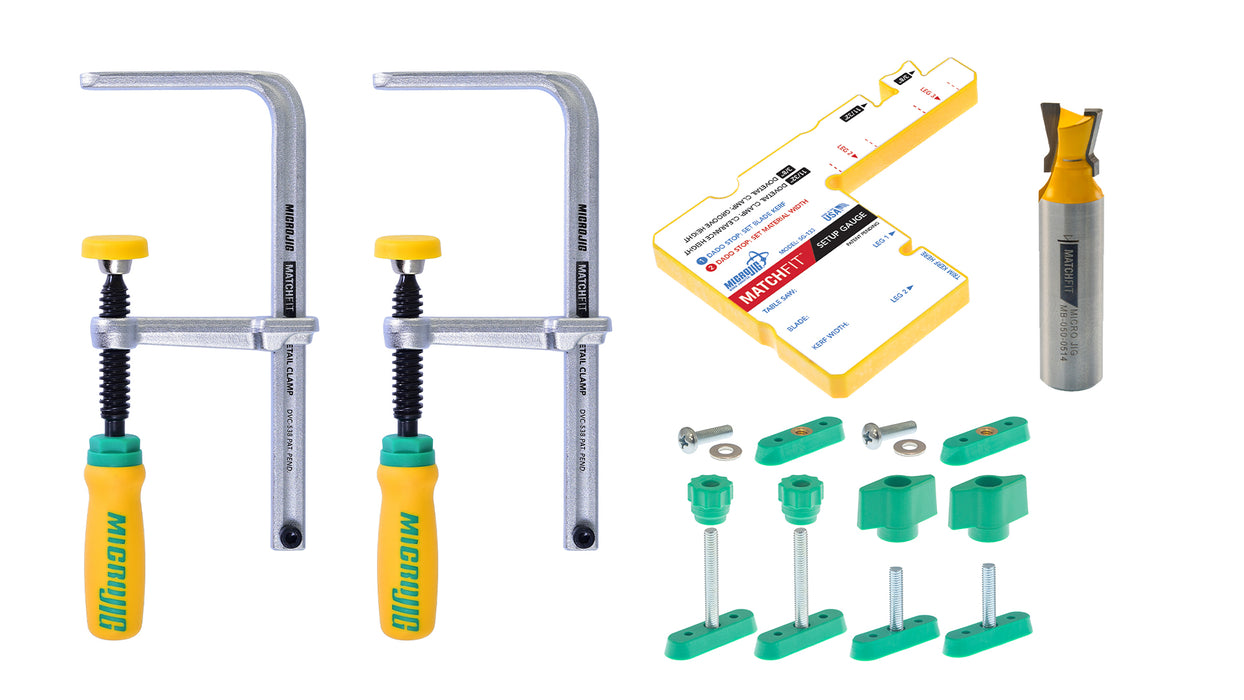 Microjig MATCHFIT Dovetail Clamp Pro