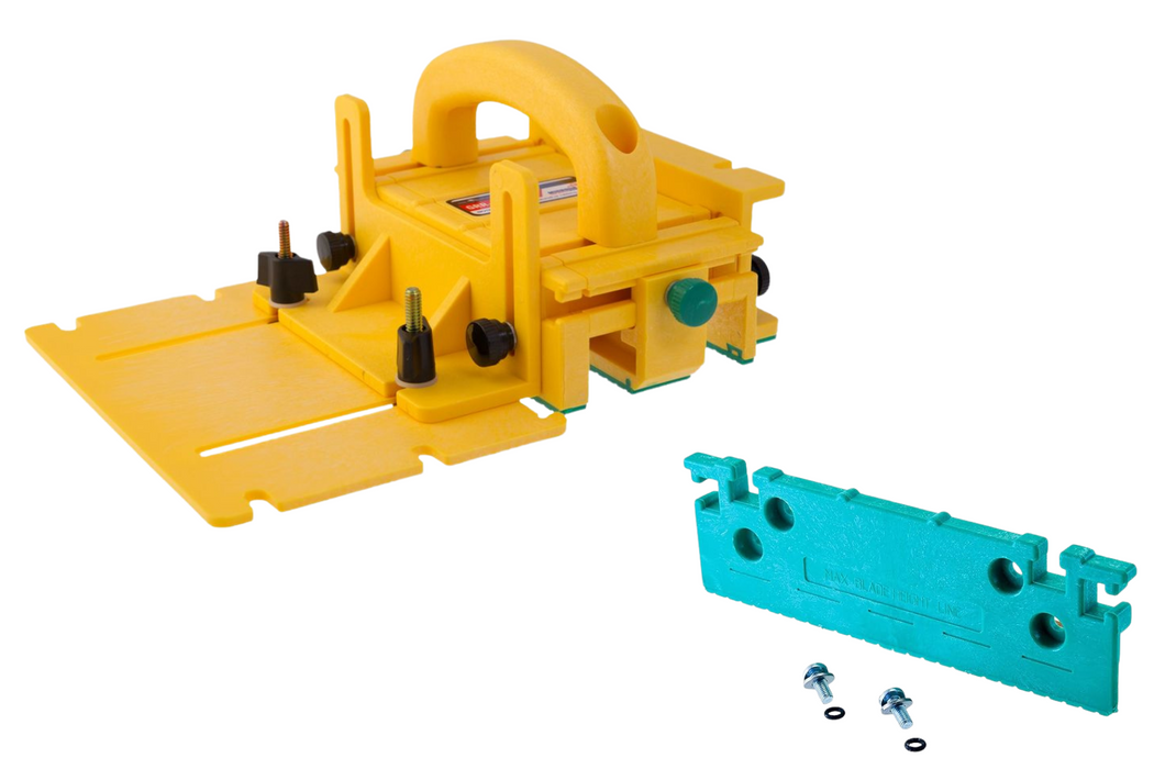 Microjig (GR-200) Grrr-Ripper Advanced 3D Push Block & (GRP-11G) GRR-RIPPER 1/8" Leg Accessory