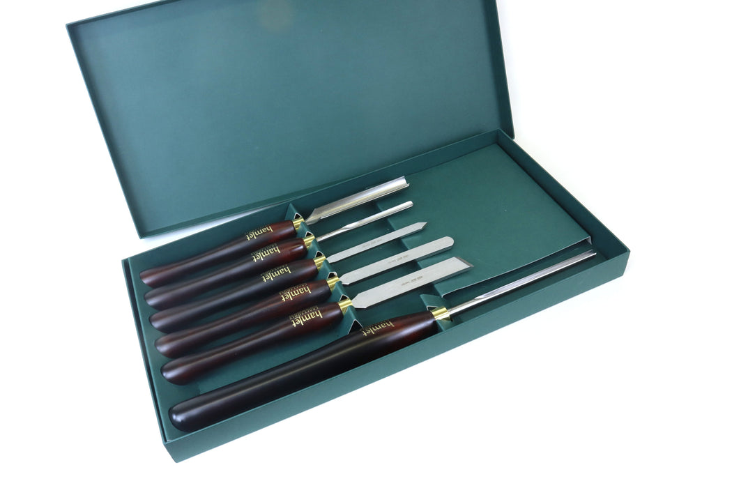 Hamlet by Henry Taylor M2 HSS 6-Piece Spindle & Bowl Turning Set