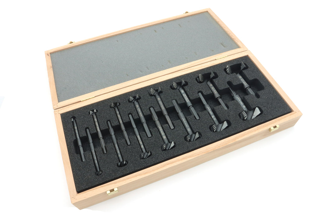 Famag 15 Piece Set Bormax Forstner Bits Metric Sizes 10, 12, 15, 16, 18, 20, 22, 25, 26, 28, 30, 35, 40, 45, 50 mm