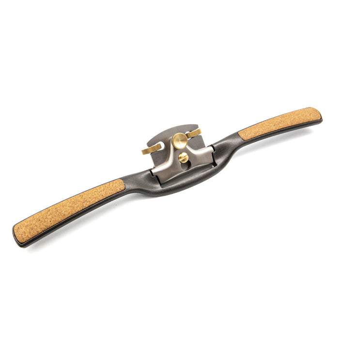 Melbourne Tool Company Flat Sole Spokeshave, HSS Blade, Stainless Steel Body