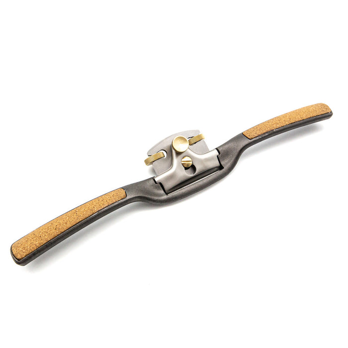 Melbourne Tool Company Round Sole Spokeshave, HSS Blade, Stainless Steel Body