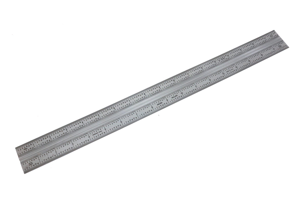 INCRA Imperial Stainless Steel Precision Marking Rules - Available in 6", 12", and 18"