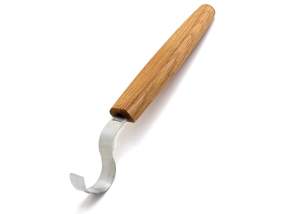 BeaverCraft (SK2-OAK) Right-Handed Spoon Carving Knife (30mm) with Oak Handle