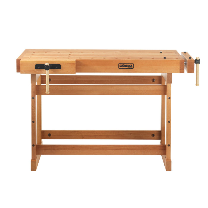 Sjöbergs European Beech Scandi 1425 Workbench 57" x 27" x 1-1/2" Thick Top