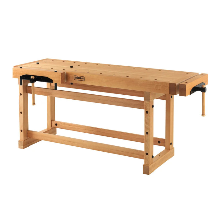 Sjöbergs Elite 2000 Professional Workbench 76" x  29" with 3-3/8" Thick Top