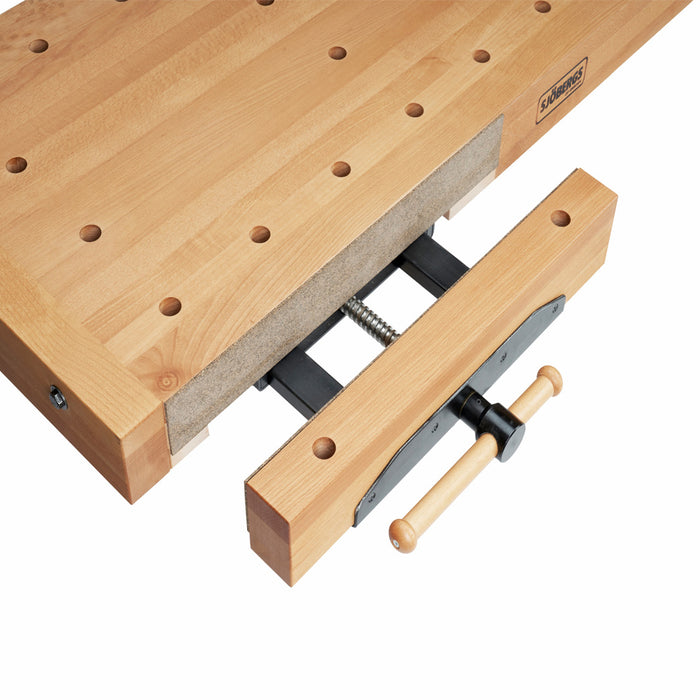 Scratch & Dent - Sjöbergs Elite 2000 Professional Workbench with SM04 Storage Cabinet 76" x  29" with 3-3/8" Thick Top