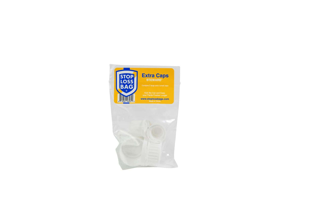 StopLossBags Steward™ Extra Caps - 2 Large, 2 Small