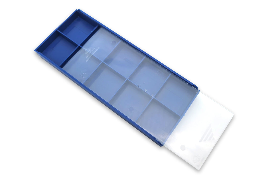 10 Cell Small Parts Storage Box with Sliding Lid