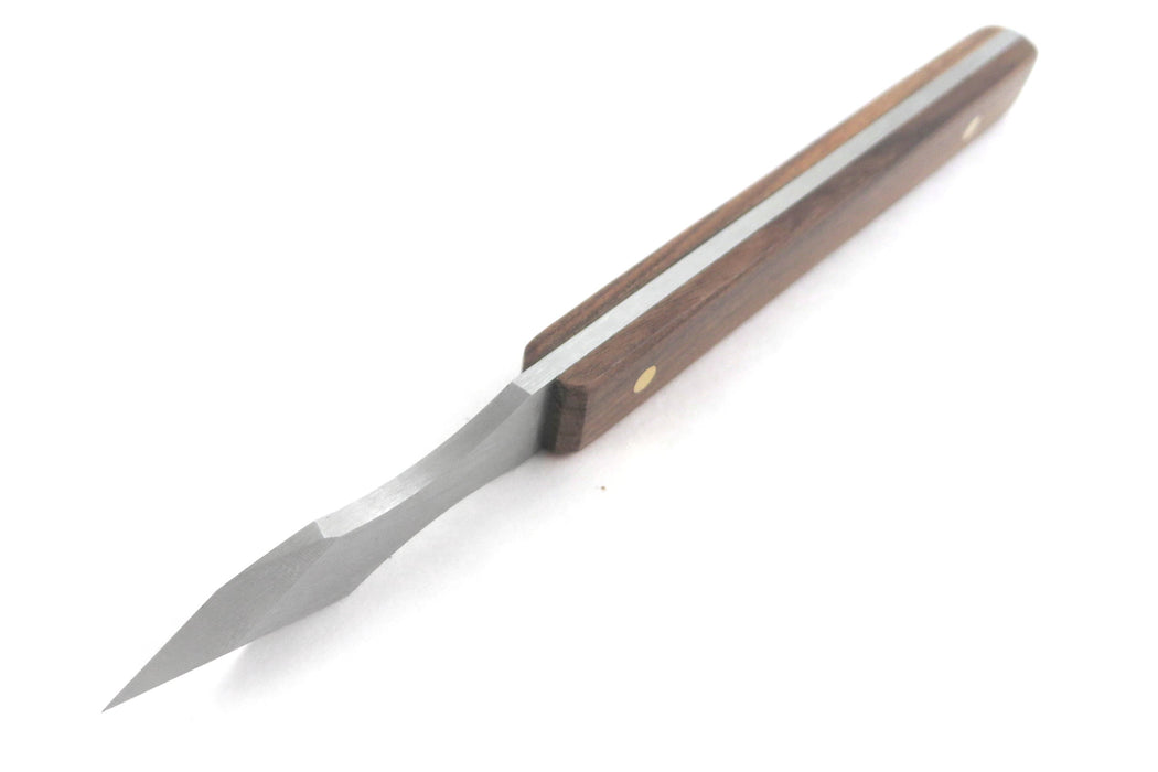 Mikov Thin Blade Dual Bevel Marking Knife 0.060 Thick Blade with Finger  Indents Rosewood Handle