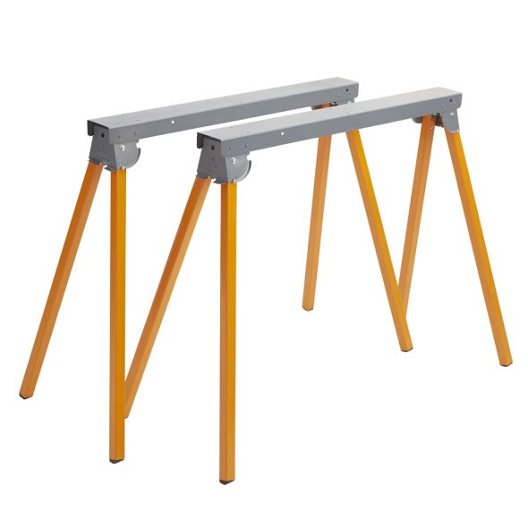 BORA PM-3300T Saw Horse 2-Pack Knockdown Sawhorse, 500-lb Weight Capacity