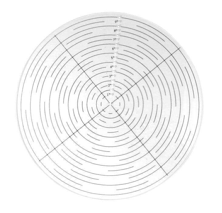 10" Round Center Finder Compass for Wood Turners Lathe Work 114601