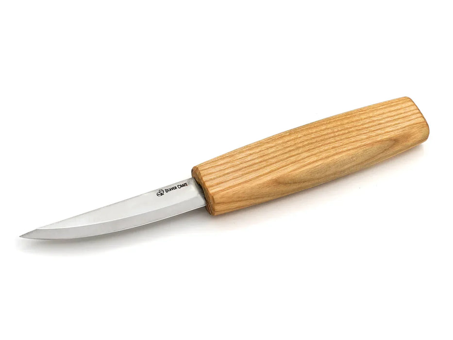 BeaverCraft (C4M) Whittling Sloyd Knife with an Ashwood Handle