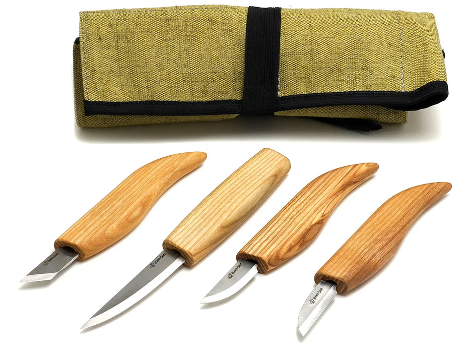 BeaverCraft (S07) Basic 4-Piece Carving Knife Set