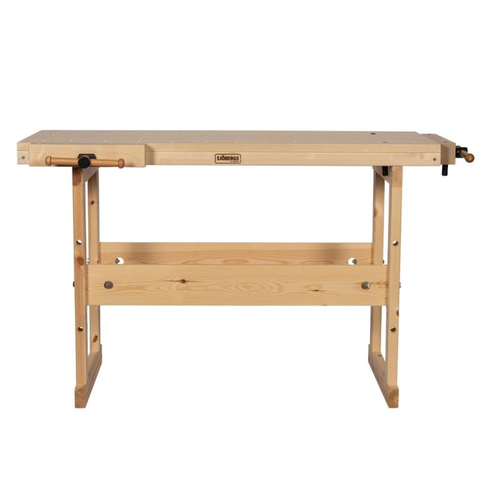 Sjöbergs European Birch Nordic 1350 Workbench 58" x 24.75" x 1.1" Thick Top Unfinished (DCE)