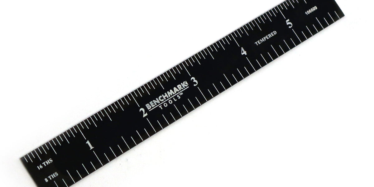 6 Pcs Clear Ruler 6 Inch - 8 Inch - 12 Inch Small Ruler with