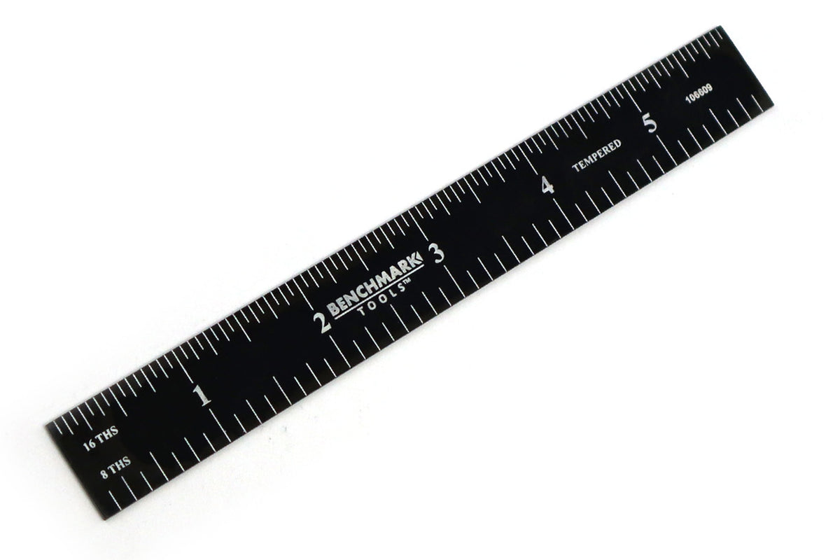 6 Pcs Clear Ruler 6 Inch - 8 Inch - 12 Inch Small Ruler with