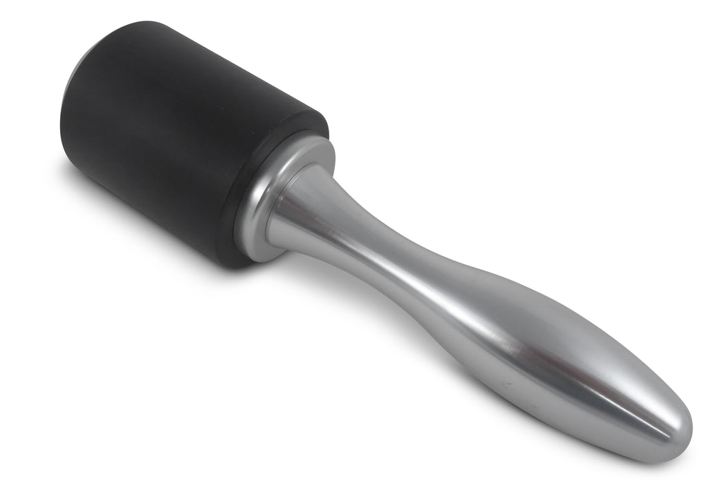 Round Aluminum Mallet with Non-Marring Black Nylon Head, 14 Ounces Overall 7-1/4" Overall Length
