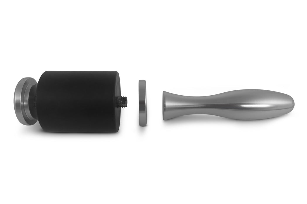 Round Aluminum Mallet with Non-Marring Black Nylon Head, 14 Ounces Overall 7-1/4" Overall Length